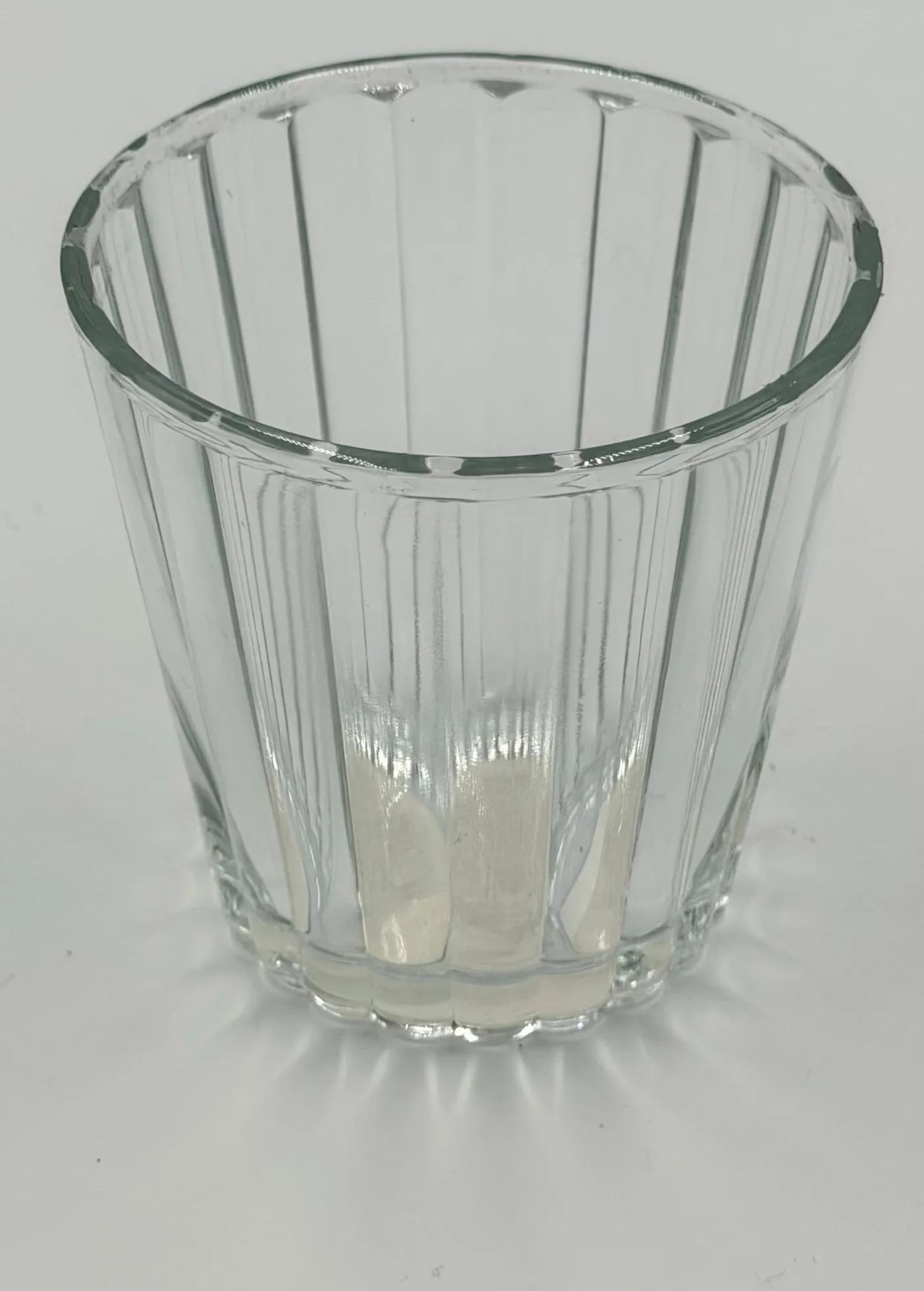 Ribbed Tea Light Holder