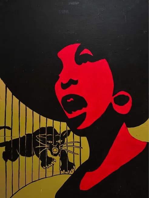 Angela Davis and Panther