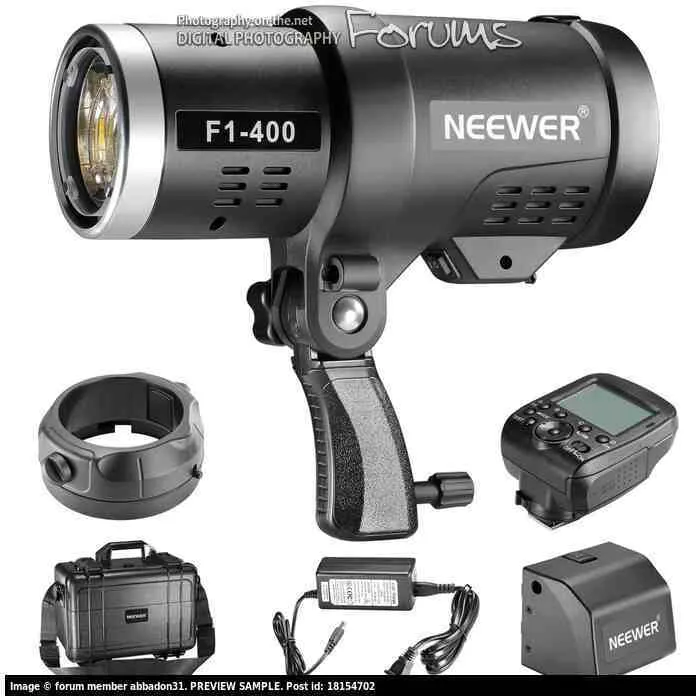 Neewer F1-400 Battery Flash (Canon / Nikon Transmitter)