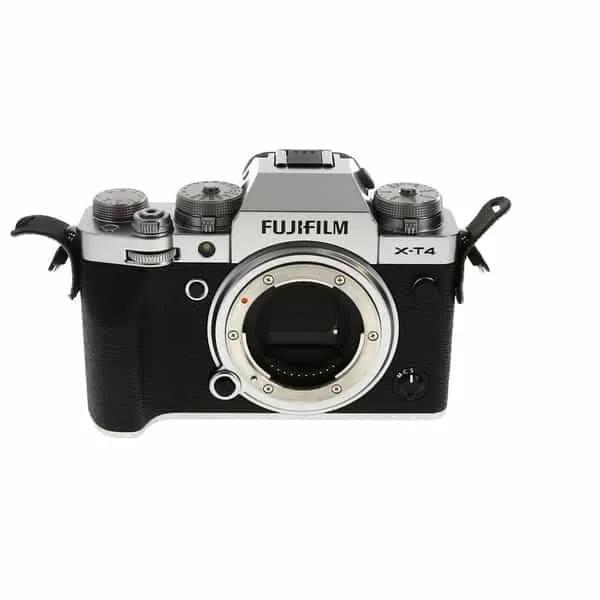 Fujifilm X-T4 Mirrorless Camera Body, Silver {26.1MP}