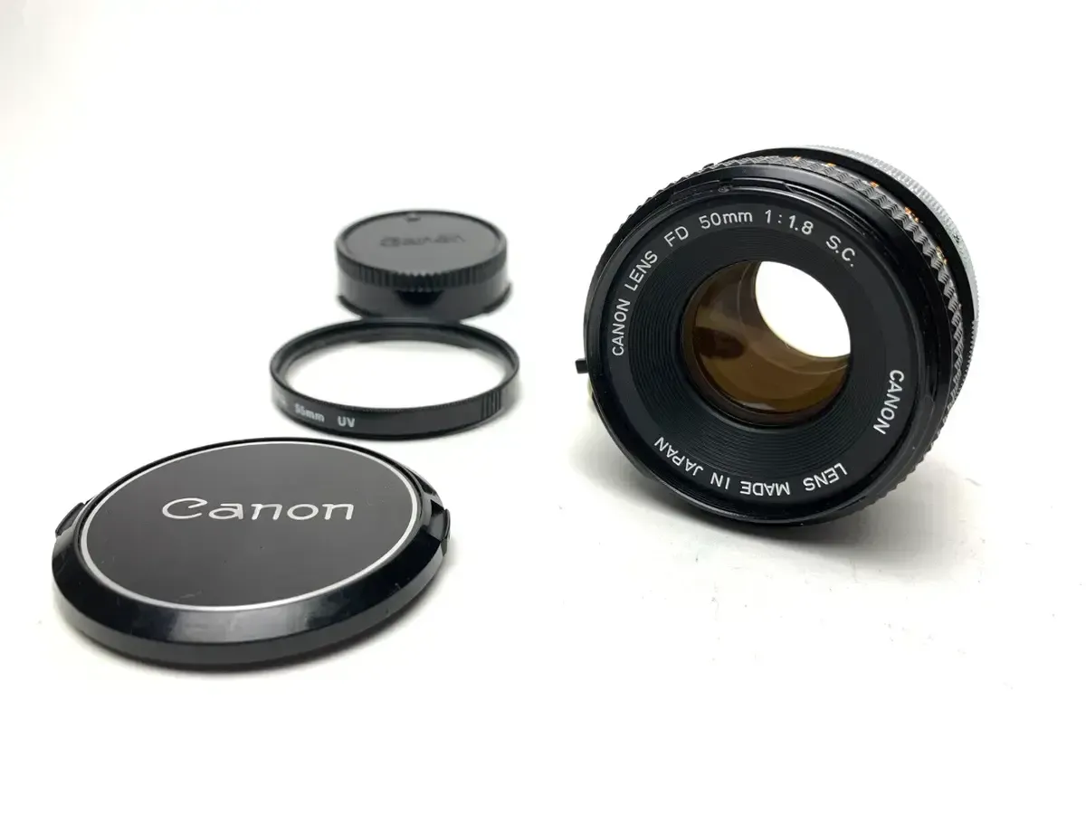 Canon FD 50mm F/1.8 MF Lens (MF)(Canon FD Mount)