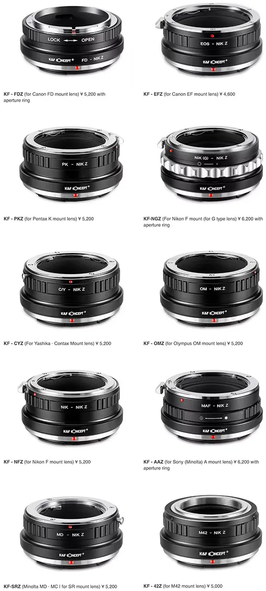 K&F Concepts Lens Adapter