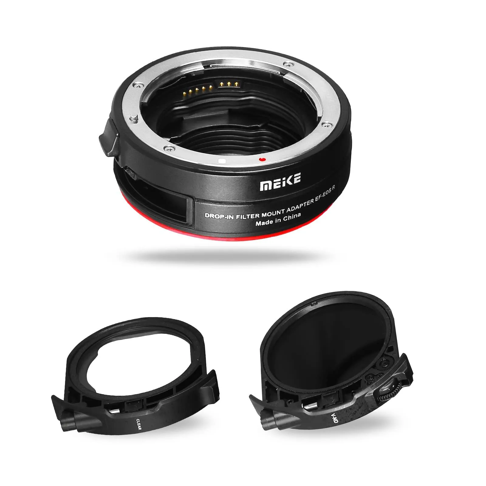 Meike Drop-In Filter Mount Adapter EF to EOS-R with Variable ND Filter