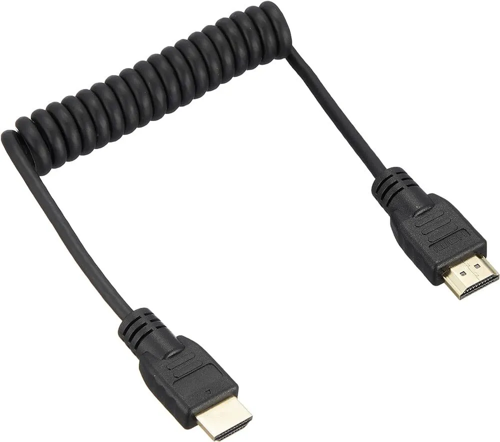 Atomos Full HDMI to Full HDMI Coiled Cable (11.8 to 17.7")