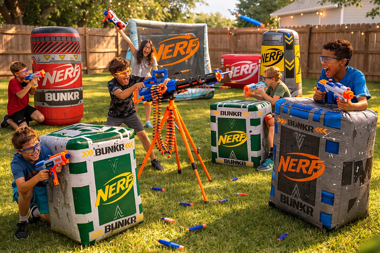 Ultimate Backyard Nerf Battle Party