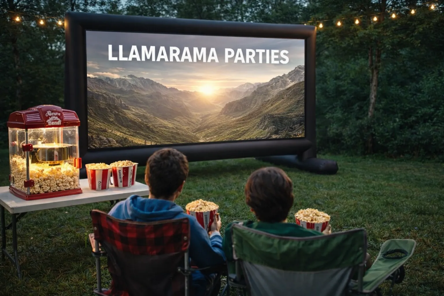 Backyard Cinema Night Package