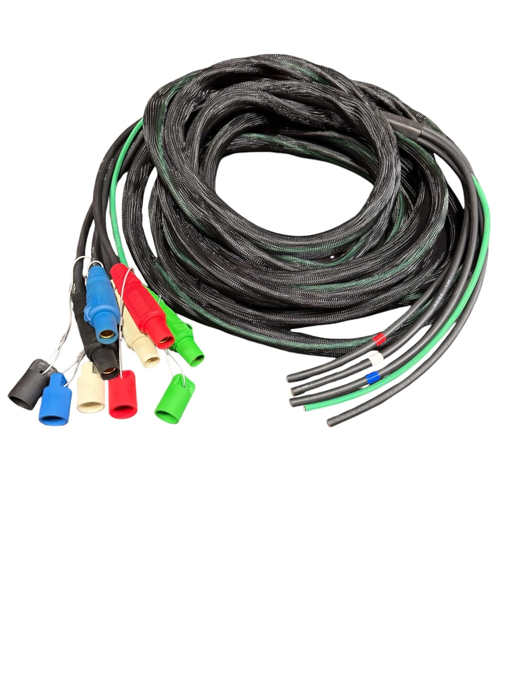 #2 AWG-Rated 5-Wire Banded CamLock Cable (25')