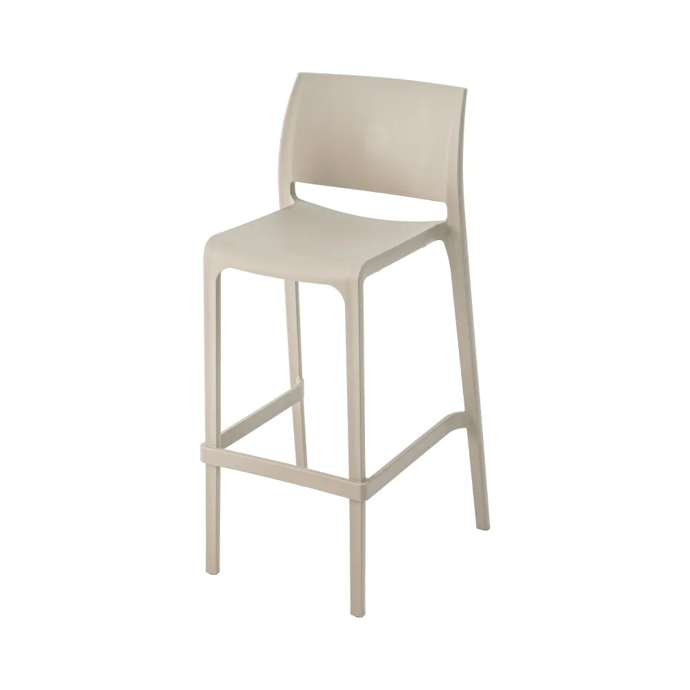 Counter Height Stool - Resin, Beige