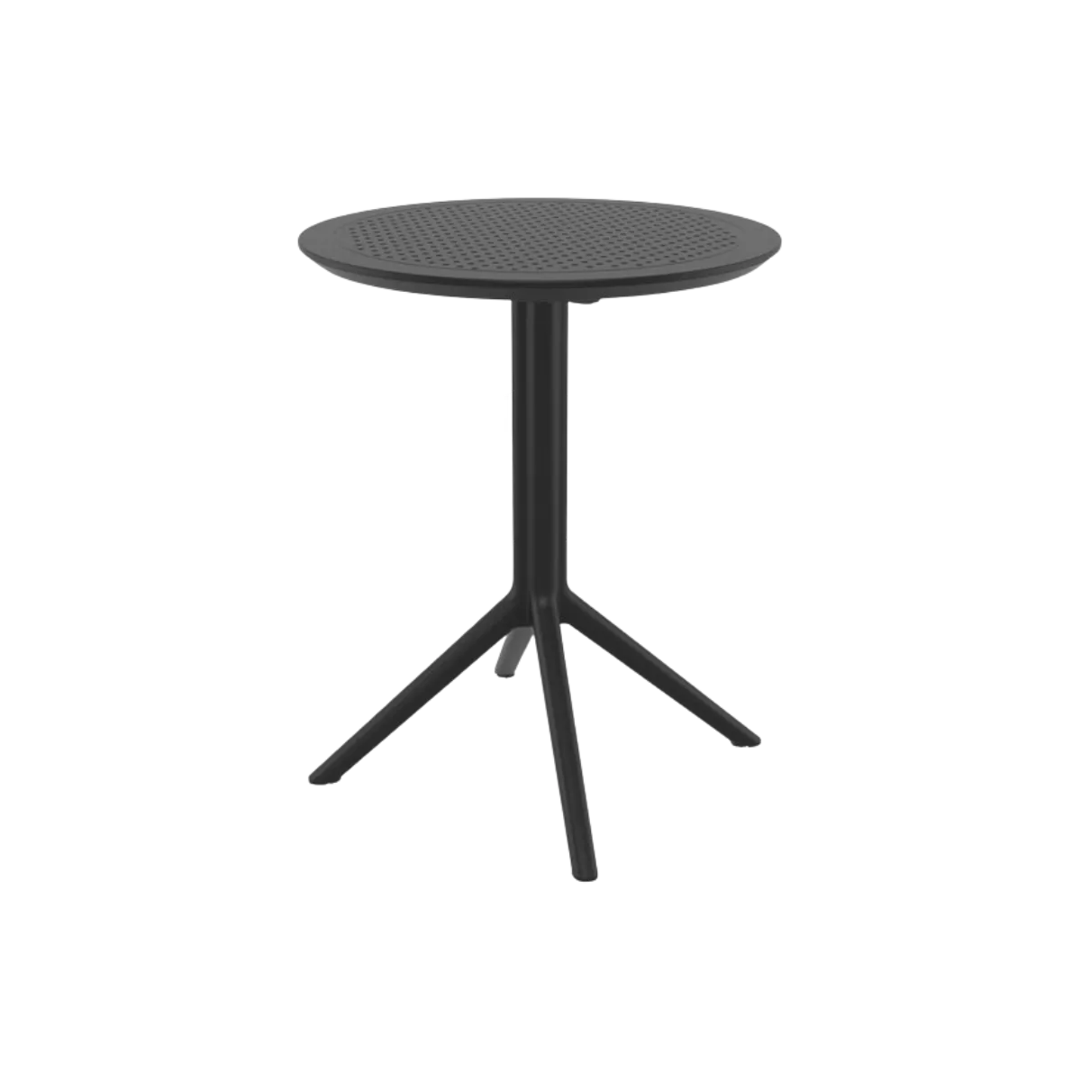 24" Bar Height Table, Black Resin