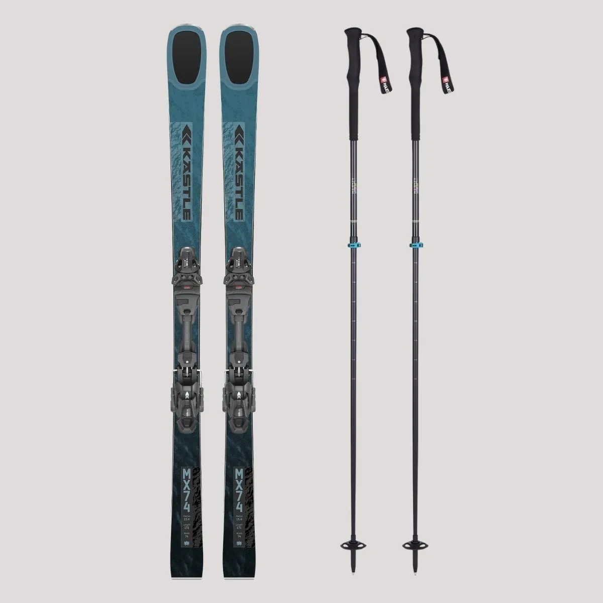Skis Premium + Bastones