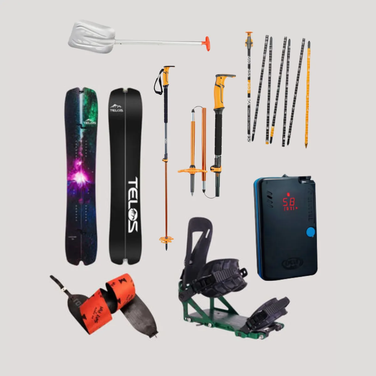 Splitboard + Bastones + Seguridad