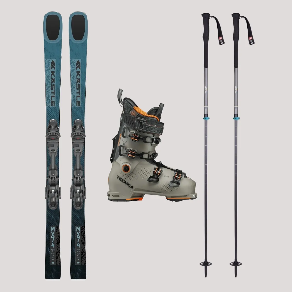 Skis Premium + Bastones + Botas (26.5-29.5)