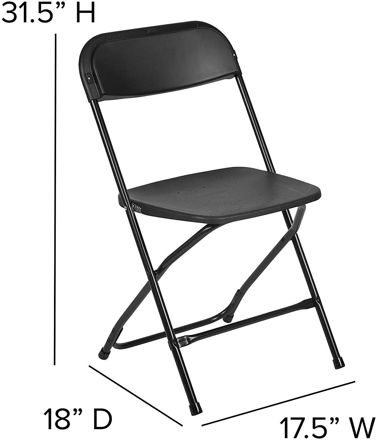 Chair Folding Black
