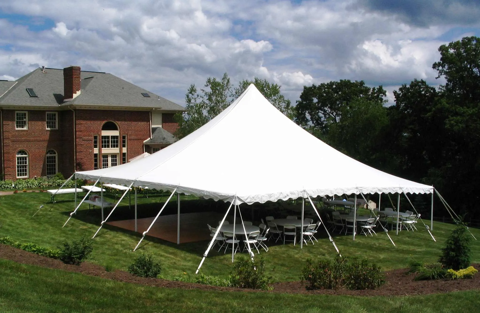 40x40 High Peak Pole Tent Includes Install