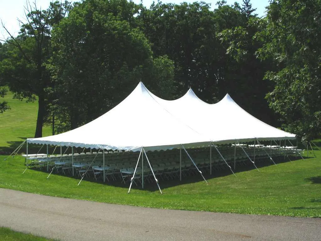 40x80 High Peak Pole Tent Includes Install