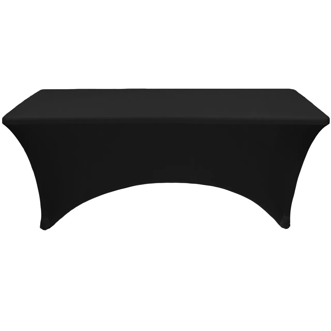 Black Spandex 6'x30" Table Cover