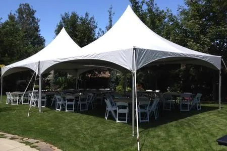 20x40 High Peak Frame Tent Includes Install