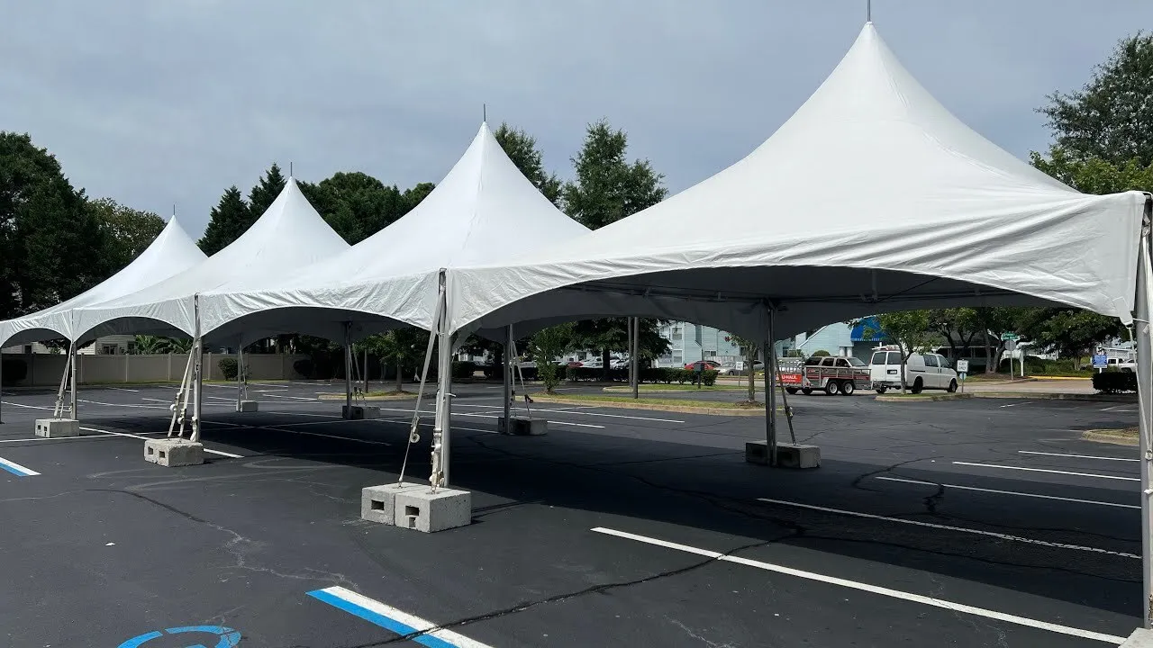 20x80 High Peak Frame Tent Includes Install