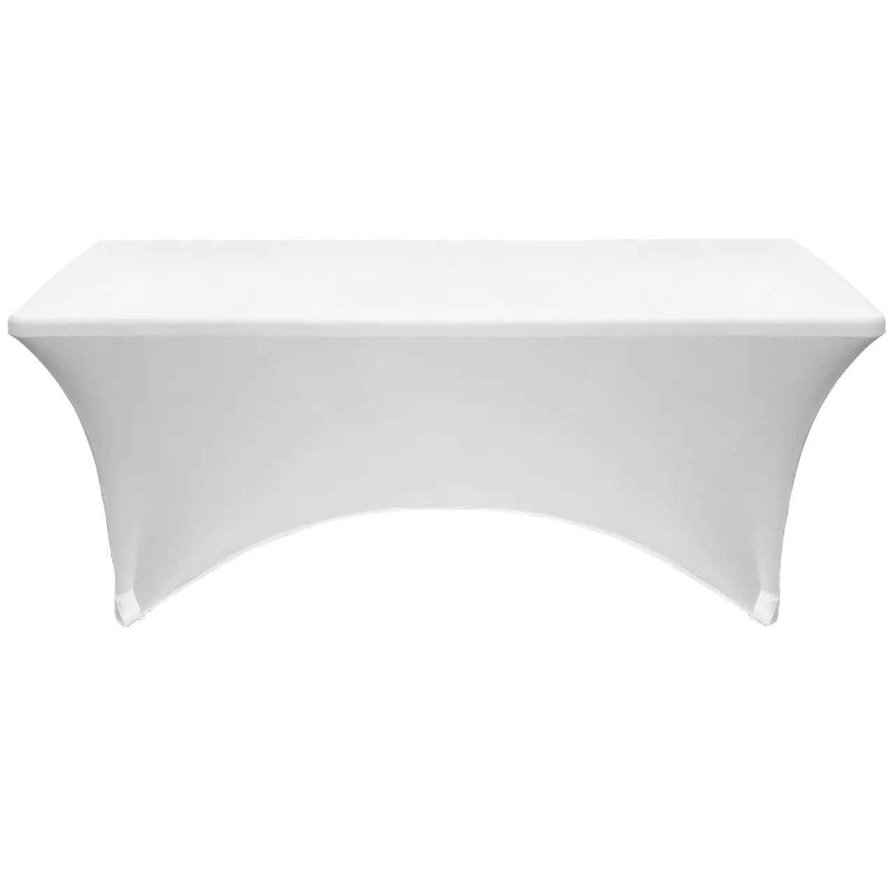 White Spandex 8'x30" Table Cover