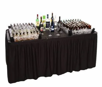 4' Fill and Chill Table (Ice Table) With Skirt