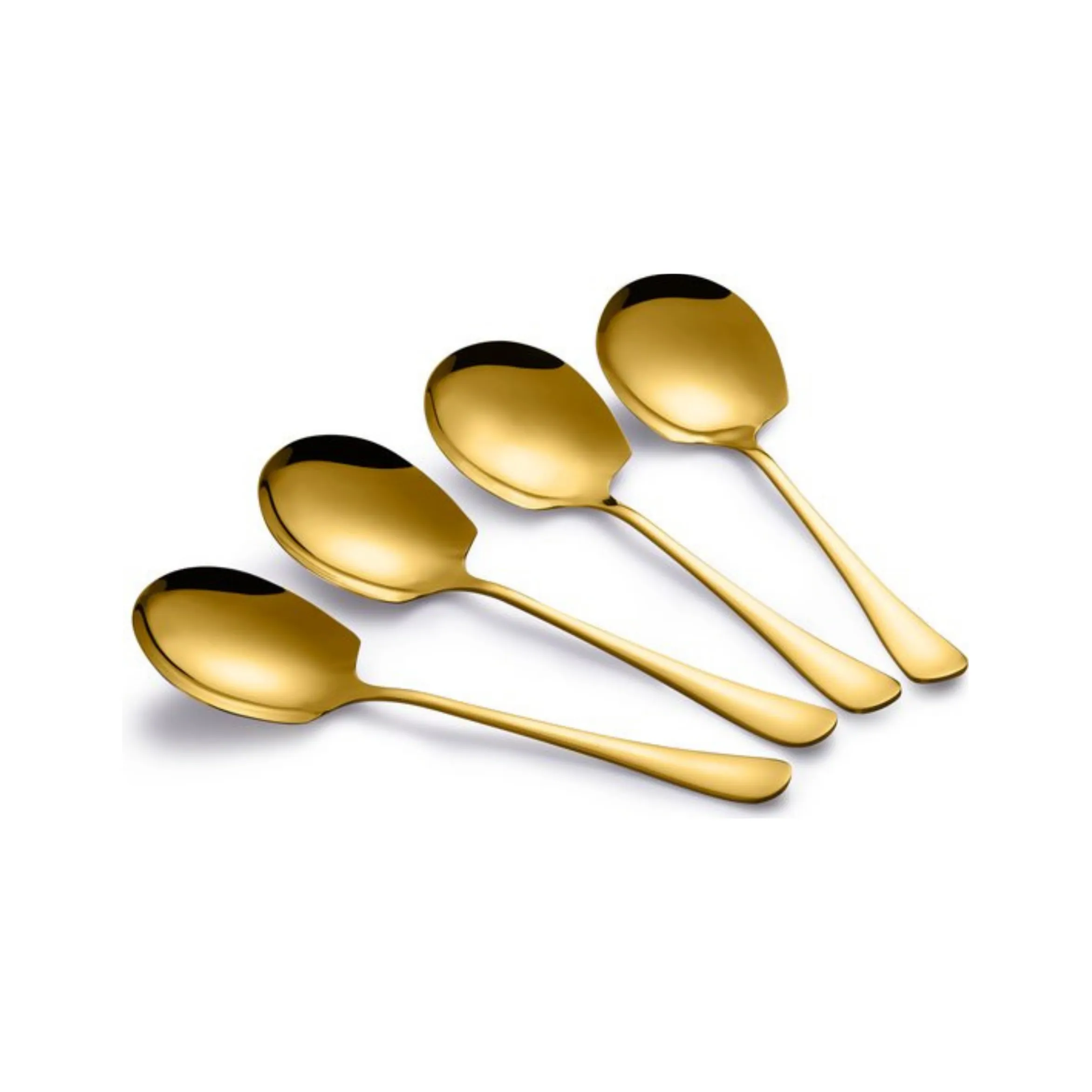 Opscheplepel Goud 25 cm 1st