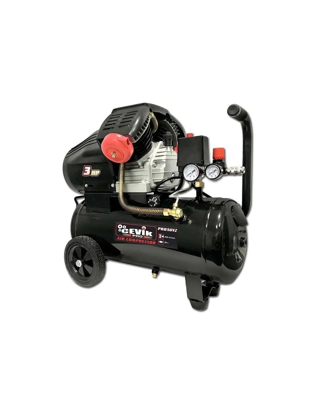 Compresor aire 50 litros / Õhukompressor Cevik Pro50VZ