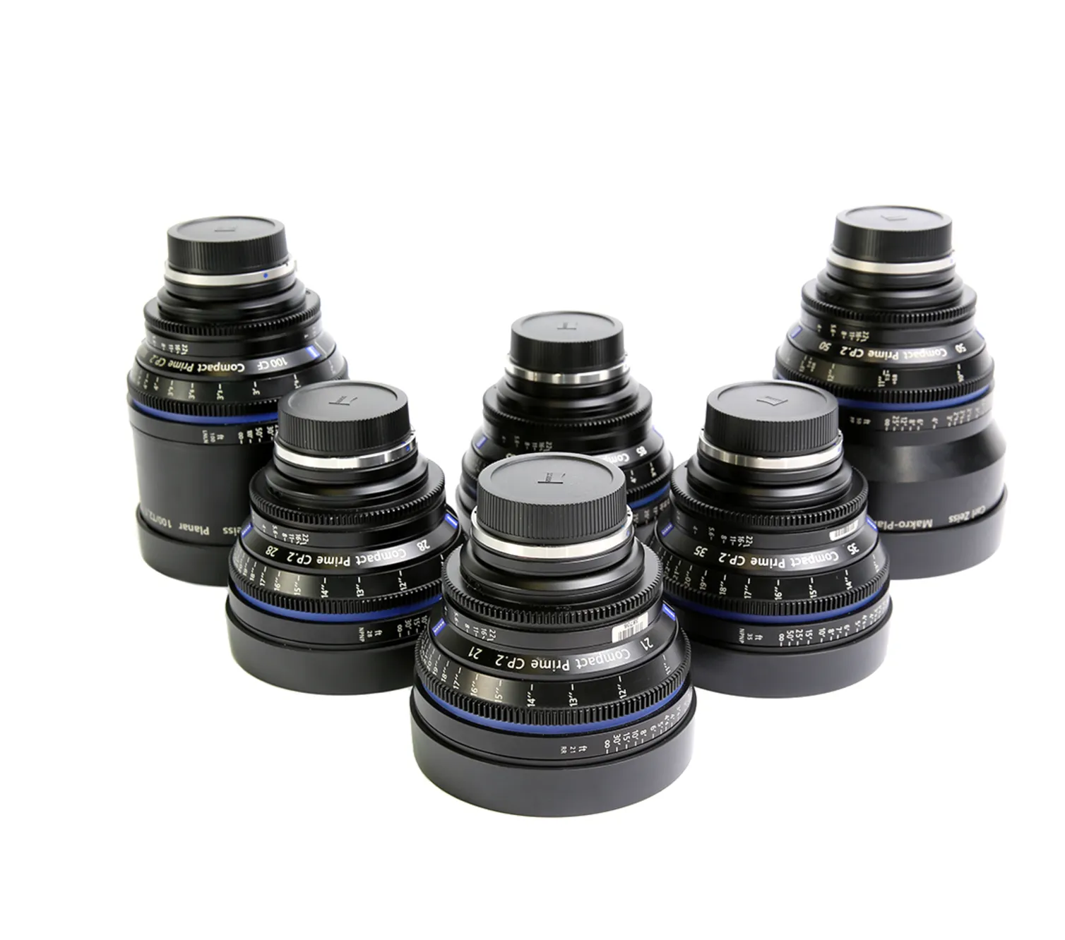 ZEISS Prime CP.2 Set (25mm,28mm,35mm,50mm,85mm,100mm)