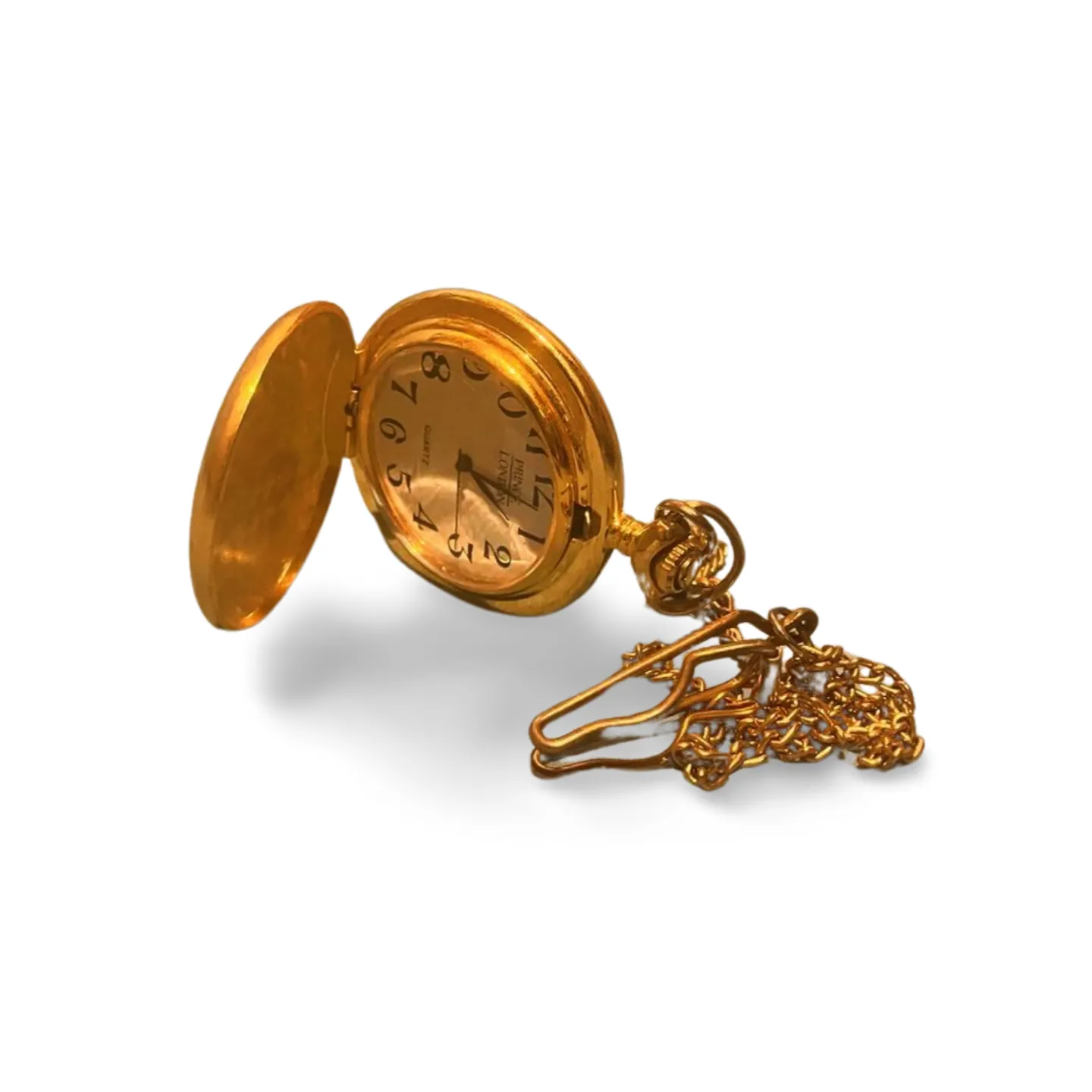 Fob Watch - Gold On Chain