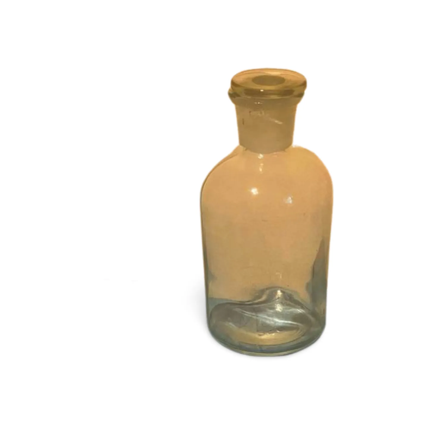 Glass Bottle With Stopper - Clear 