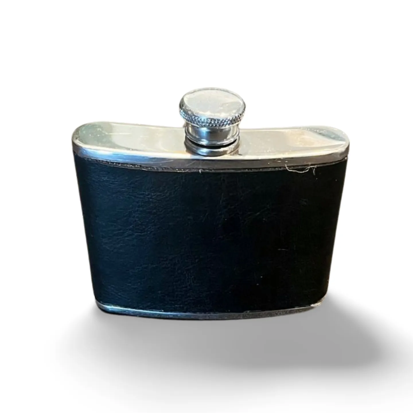 Hip Flask - Small Leather Bound