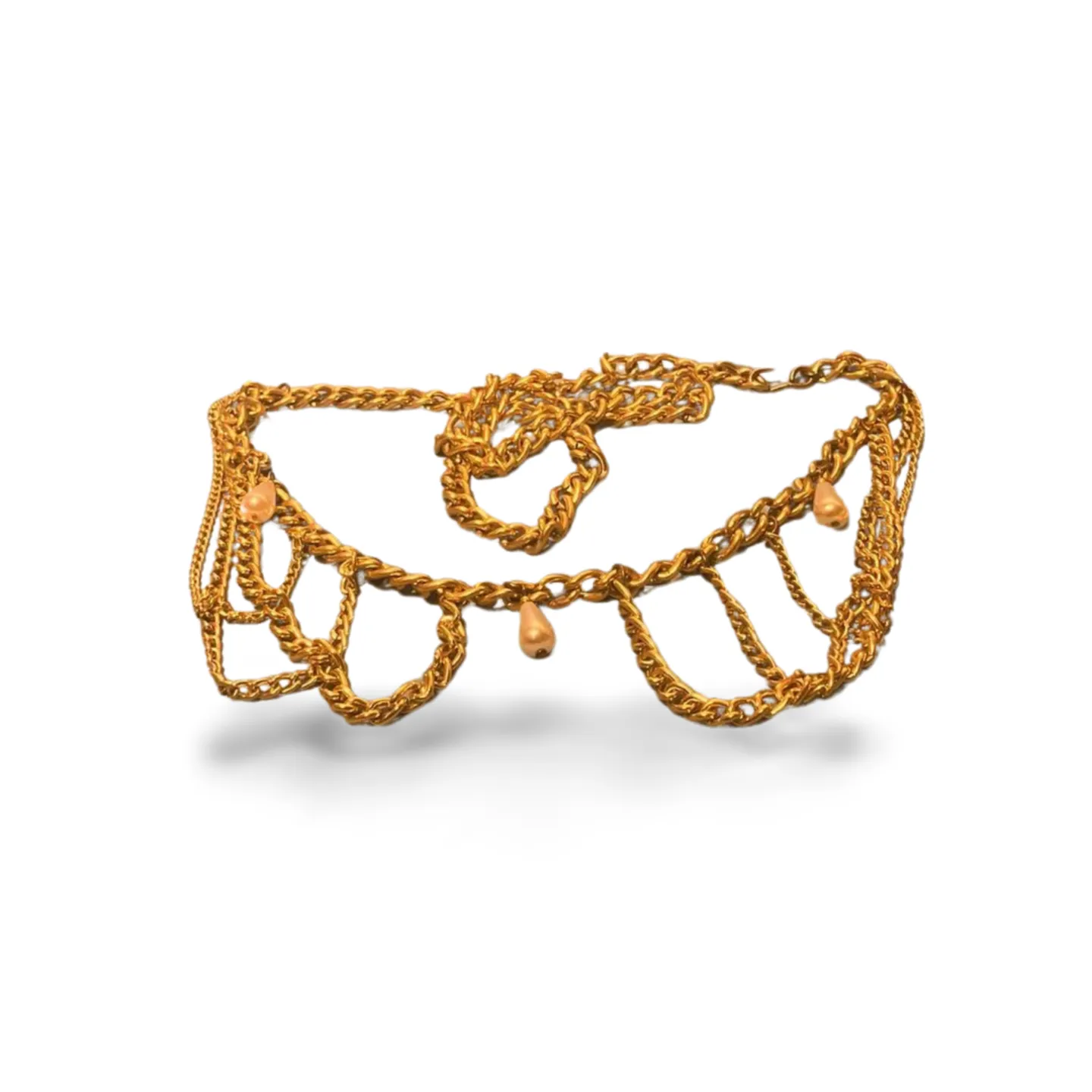 Chain - Gold with Pearl Drops