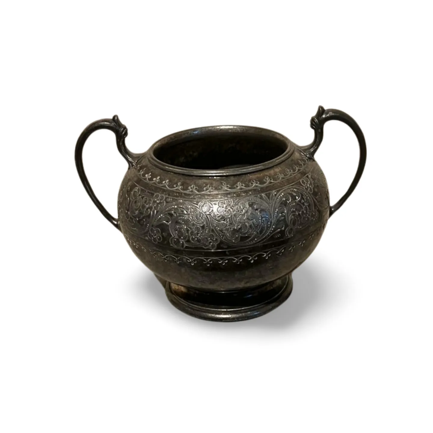 Bowl- pewter, small