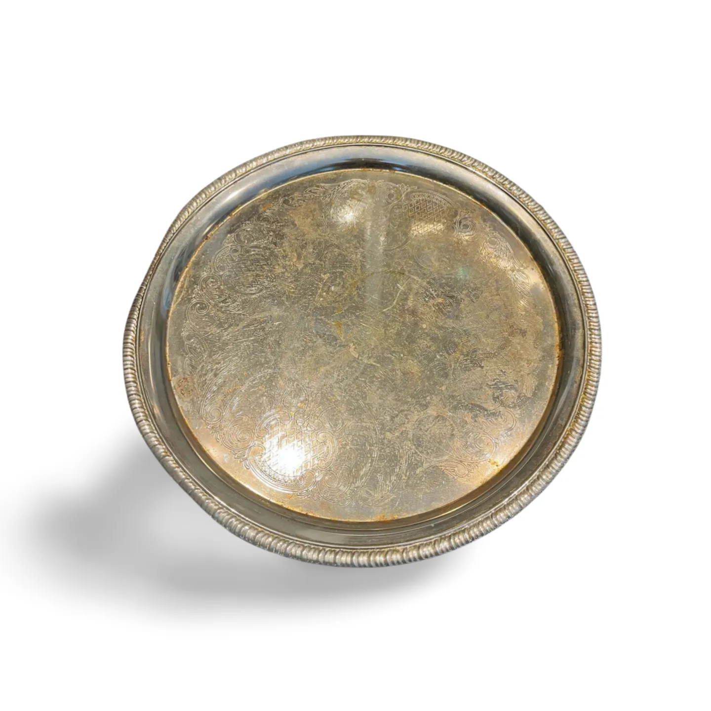 Tray - Silver Ornate Type 4