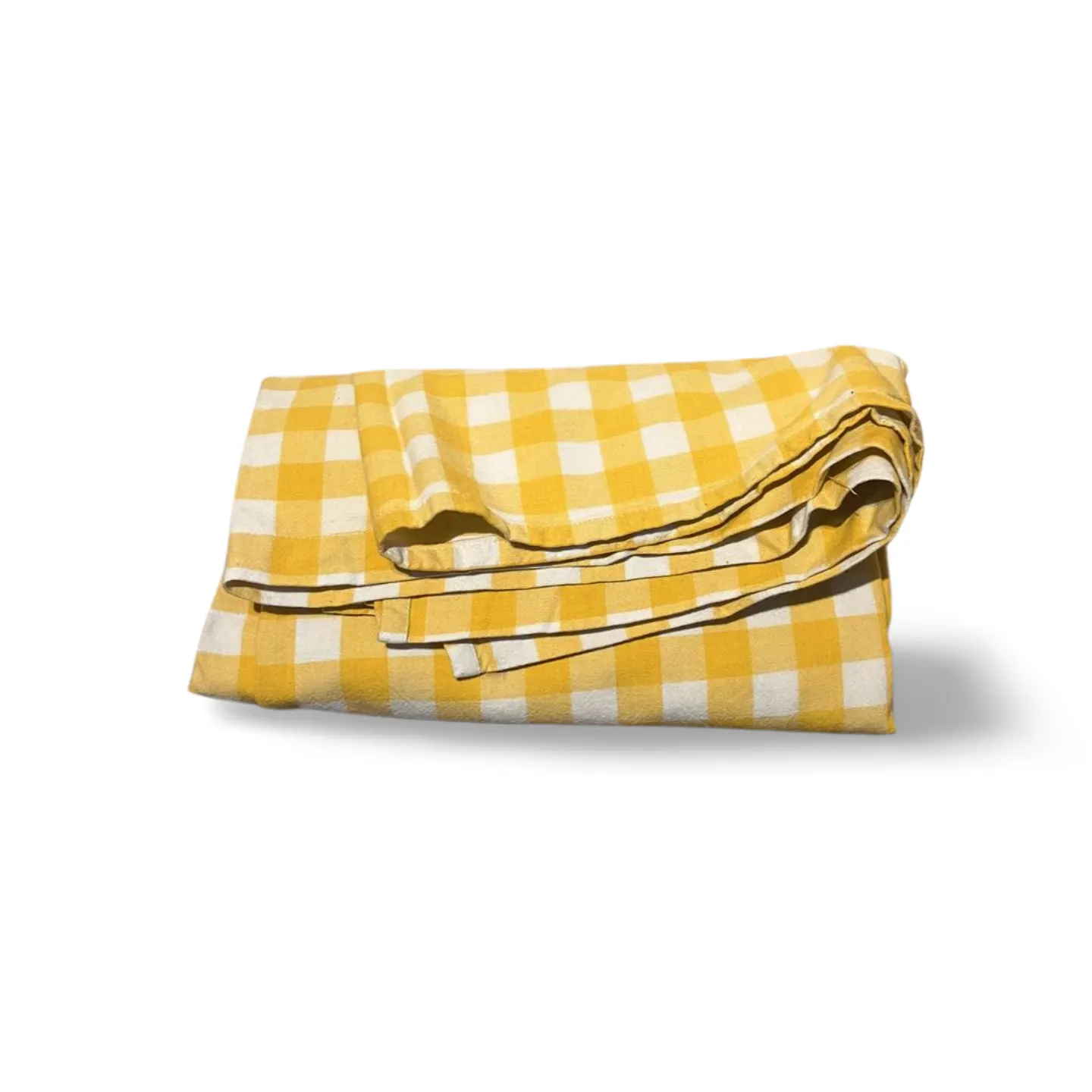 Tablecloth - Yellow Check Square Type 1
