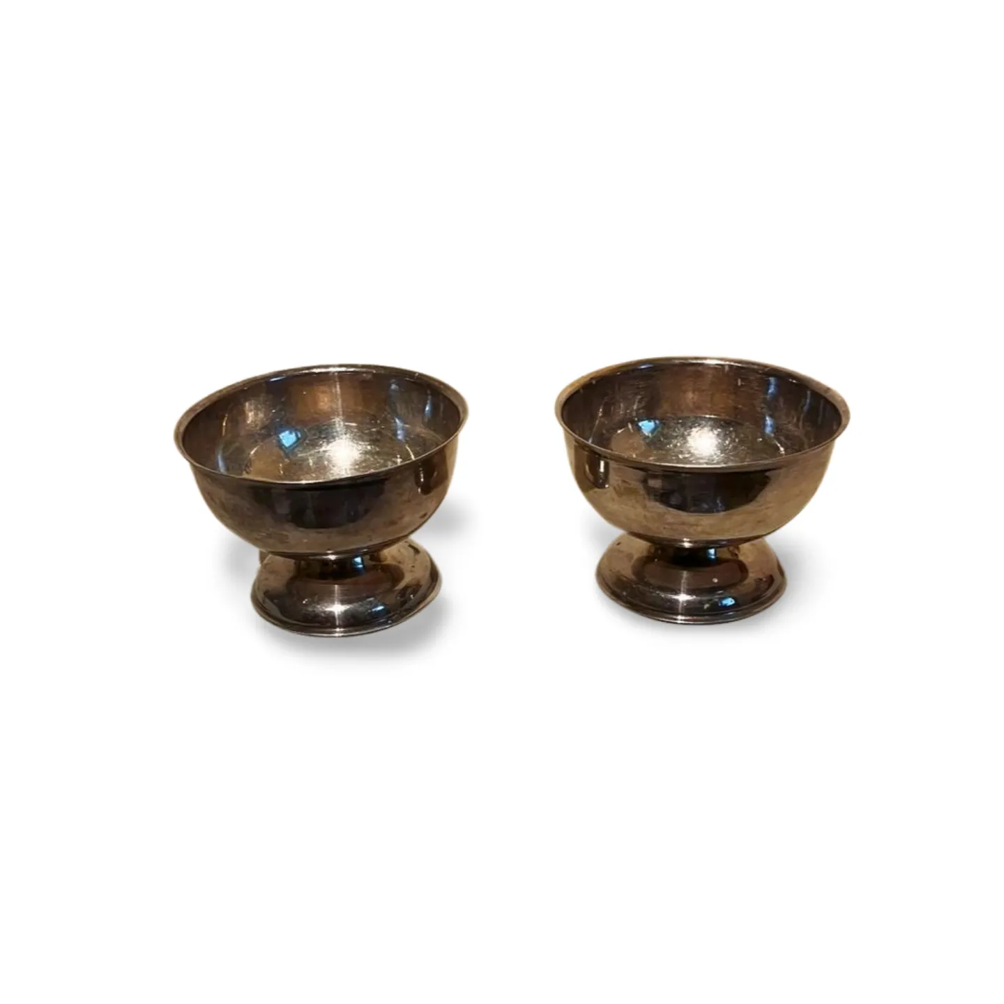 Trinket Dishes - Silver x2