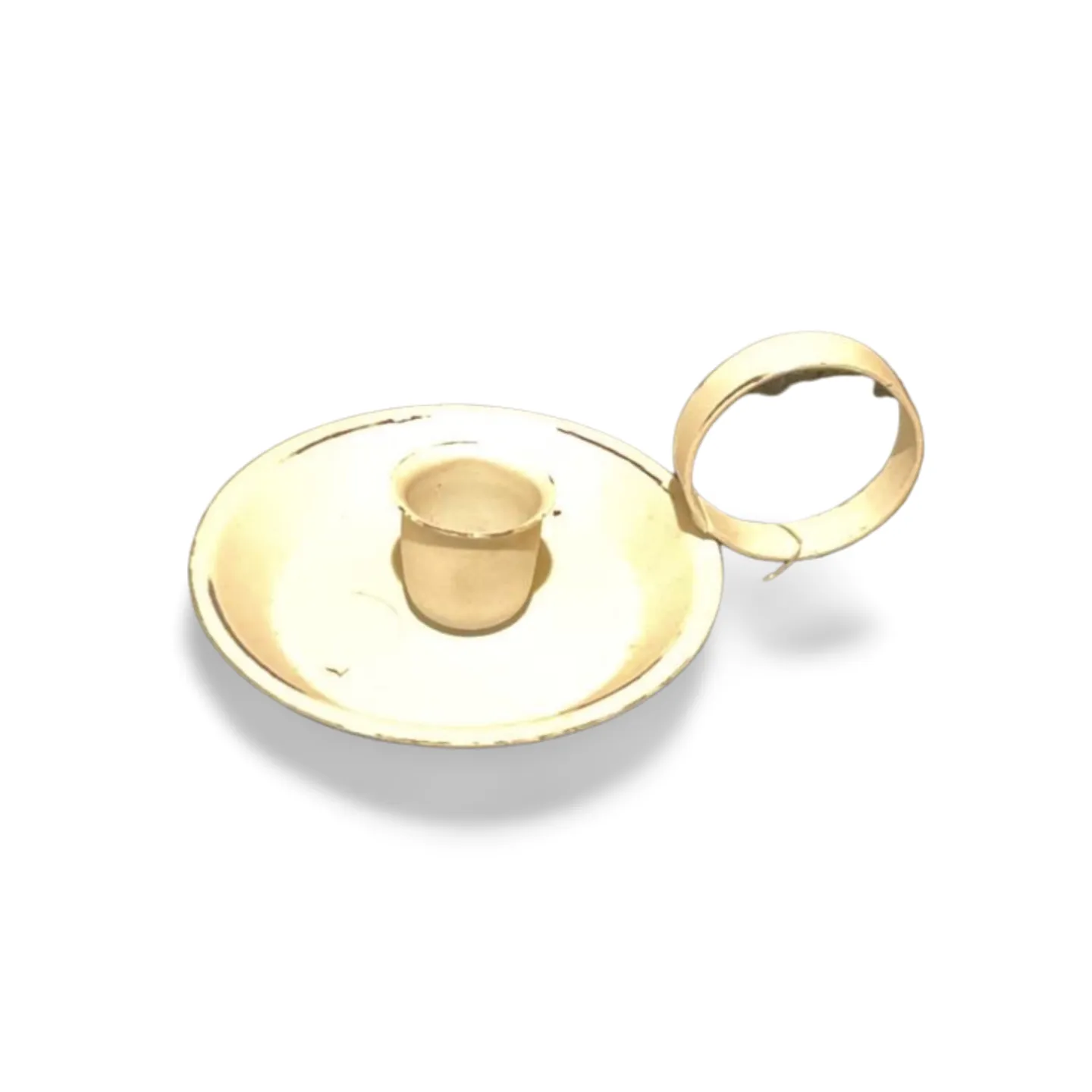 Candlestick - White with Handle