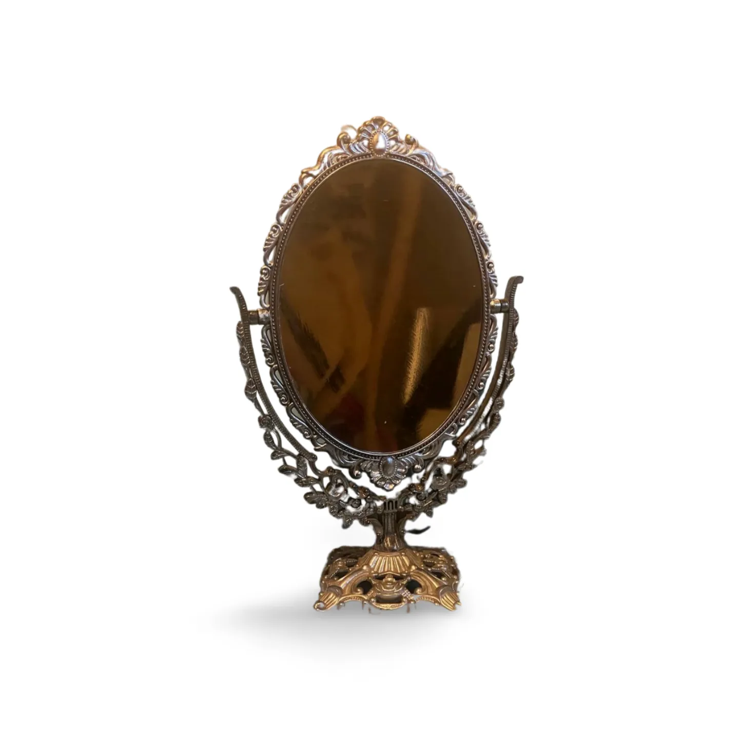 Table Top Mirror - Silver Fairy Tale