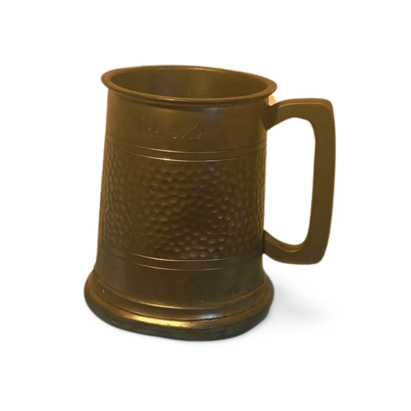 Pewter Tankard - Glass Bottom, Small 