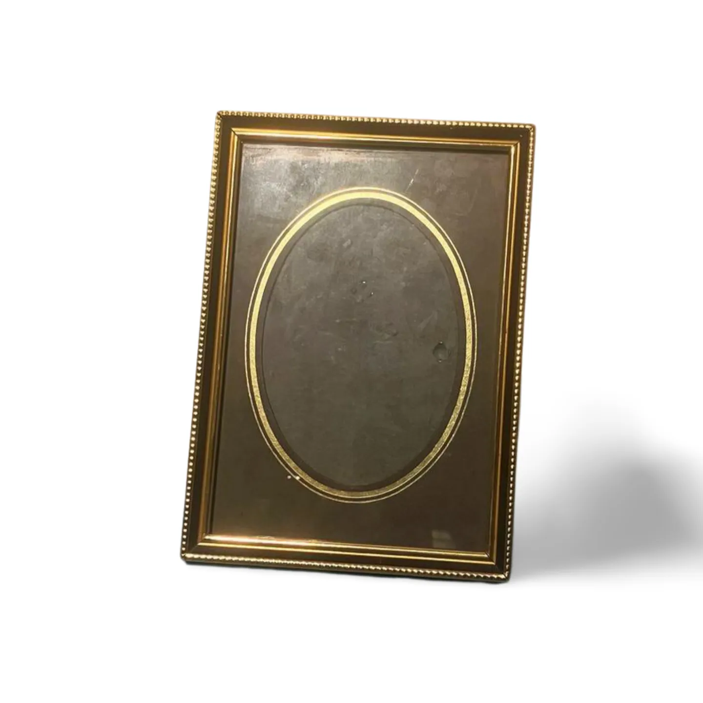 Picture Frame - Brass Oval Mount