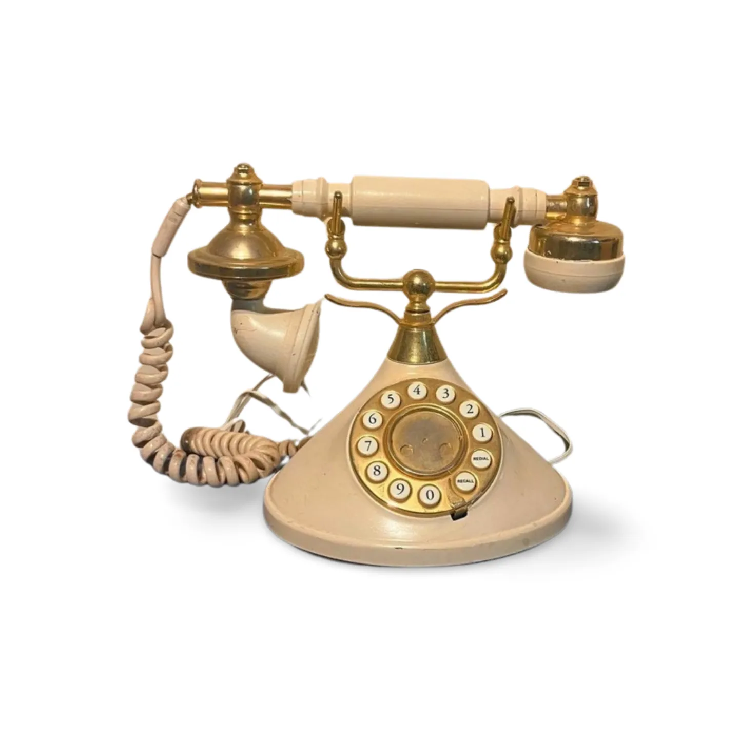 Telephone - Cream & Gold 1920s / 1930s