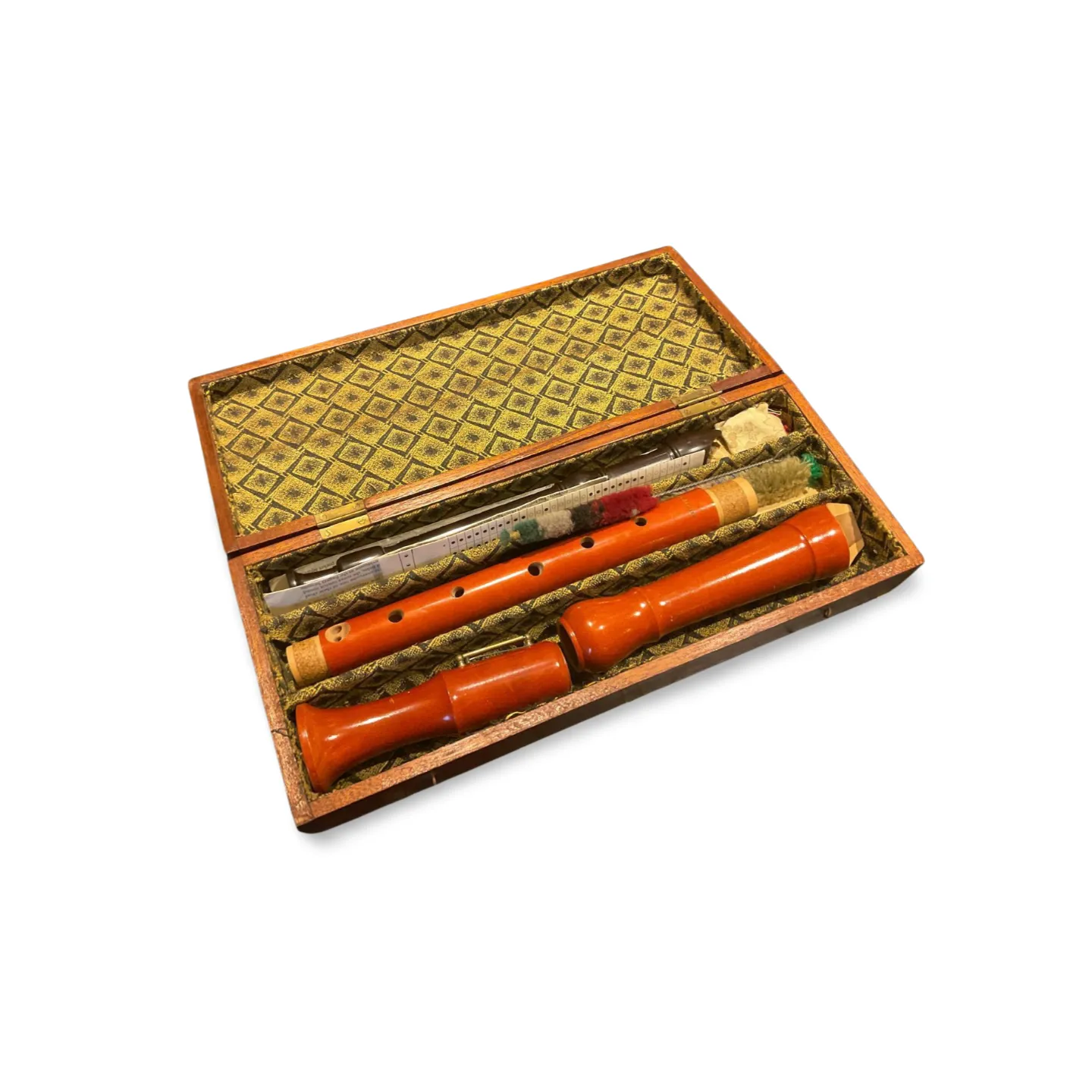 Recorders - Wooden Bass and Descant in Wooden Case