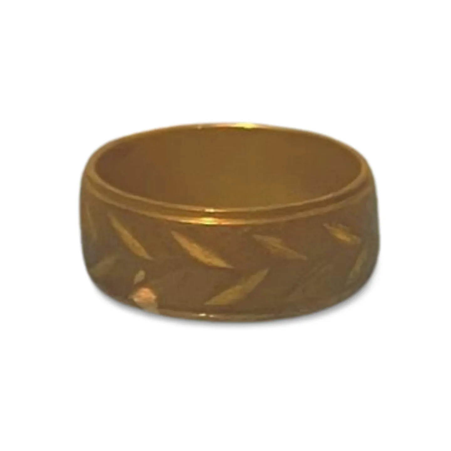 Ring - Plain Gold Brass Band 