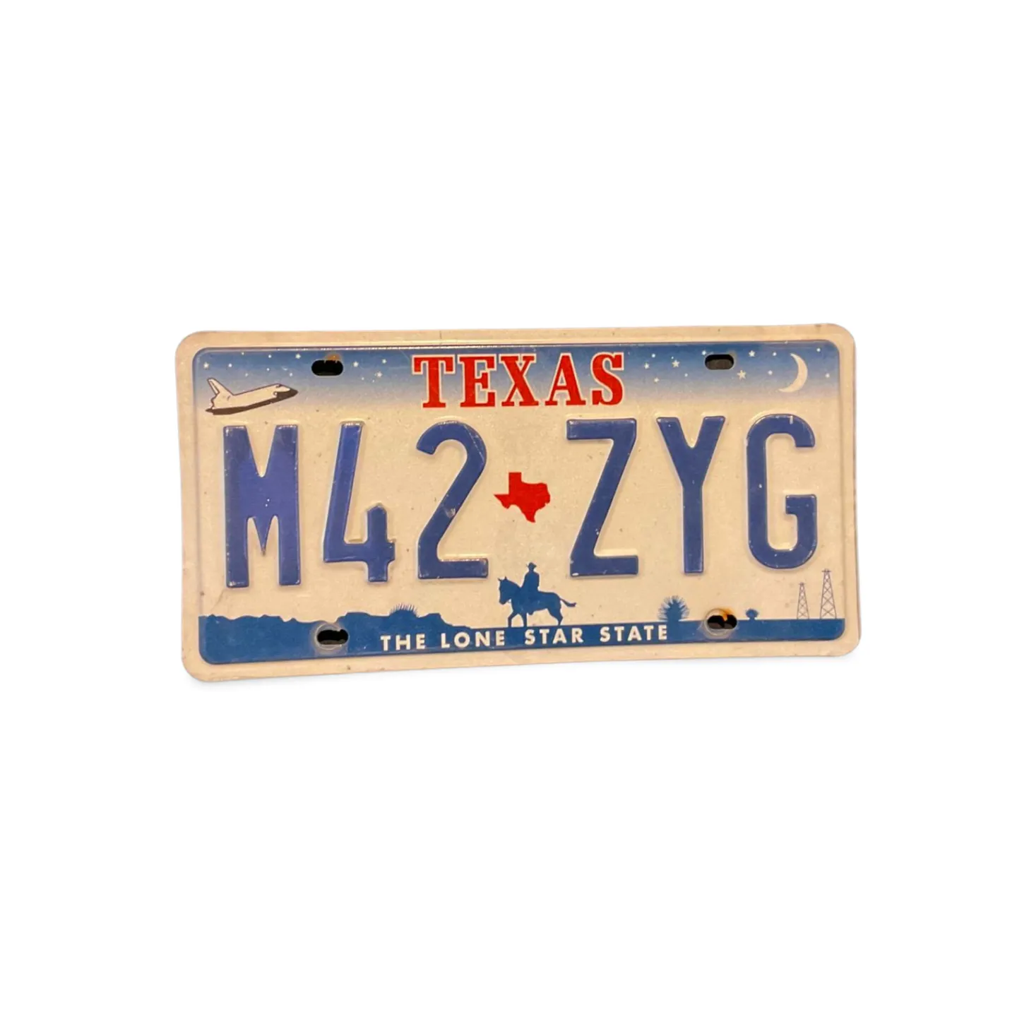 Texas Number Plate