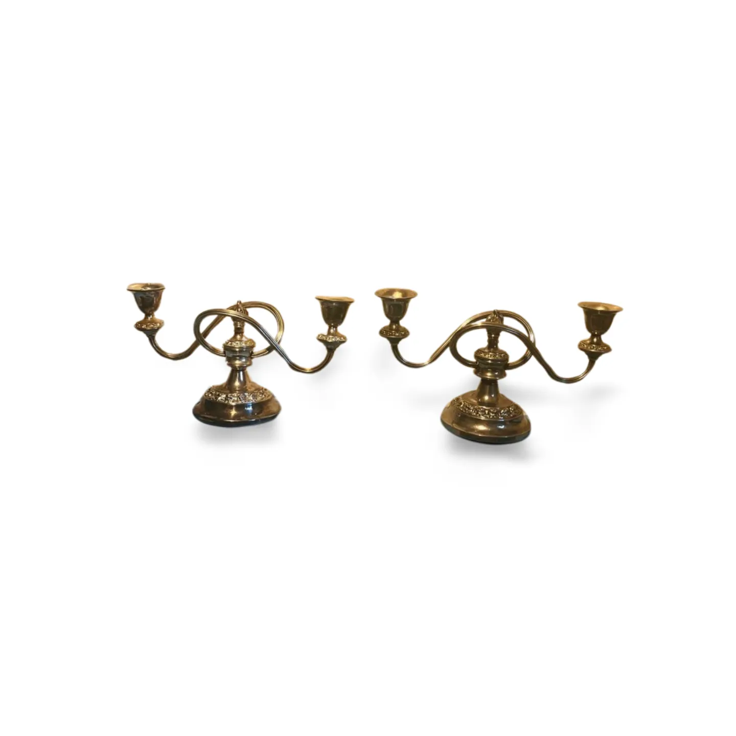 Candelabra - Silver 2 Flame x2