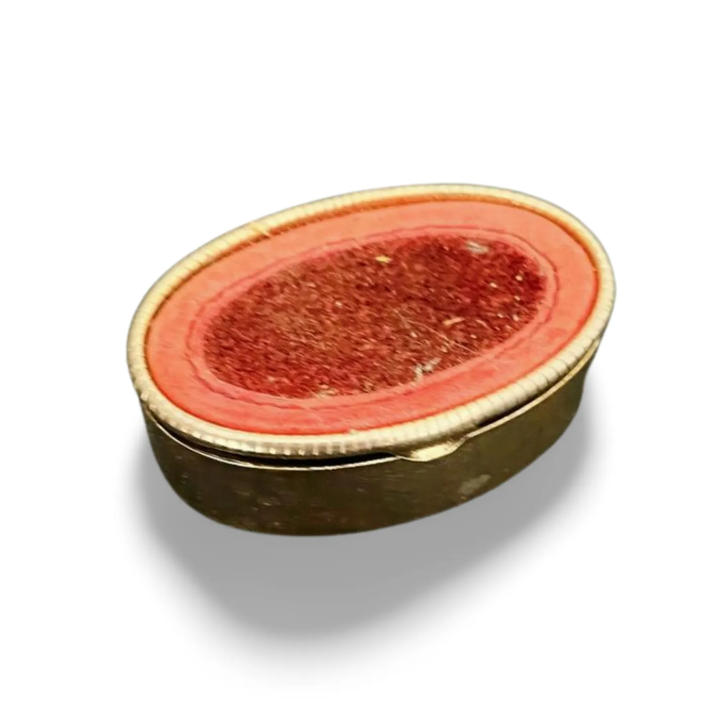 Pill Box - Silver with Red Top