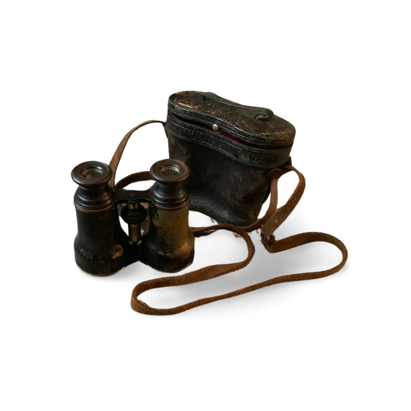 Binoculars - Medium Vintage in Black Leather Case