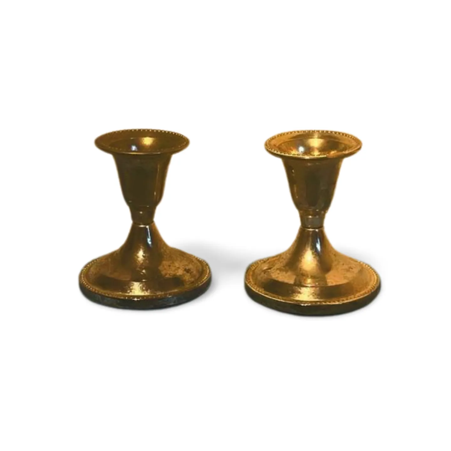 Candlesticks - Small Silver Pair