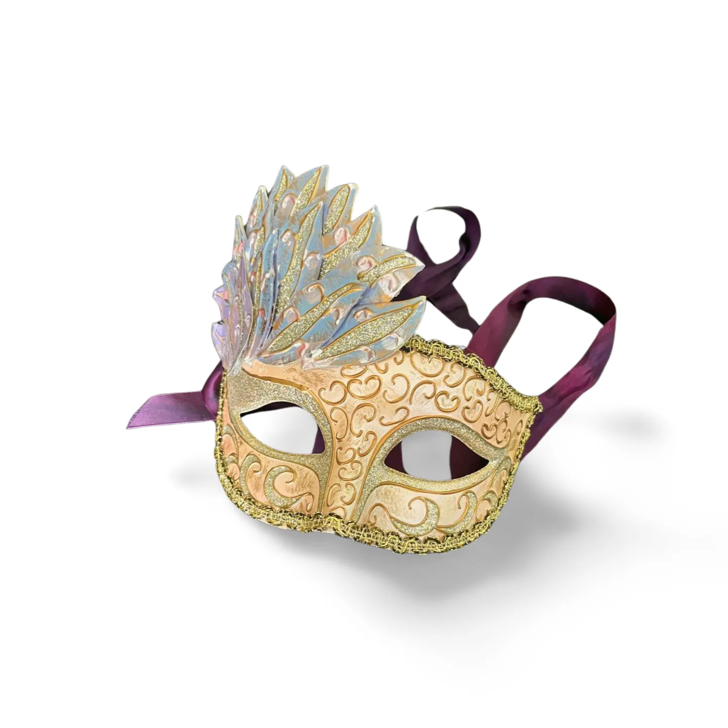 Venetian Half Mask - Tie On Type 1