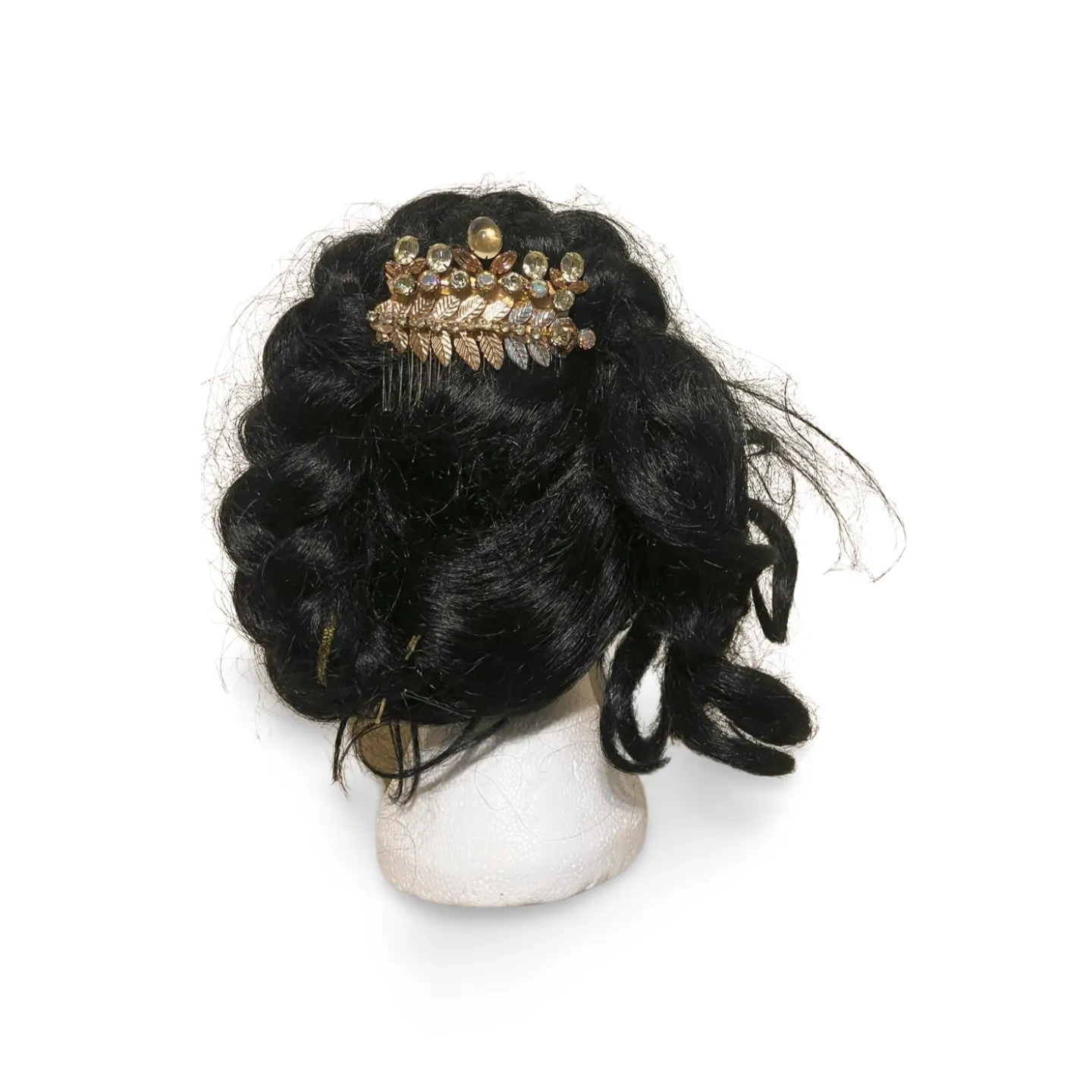 Hair Comb - Gold and Jewelled 