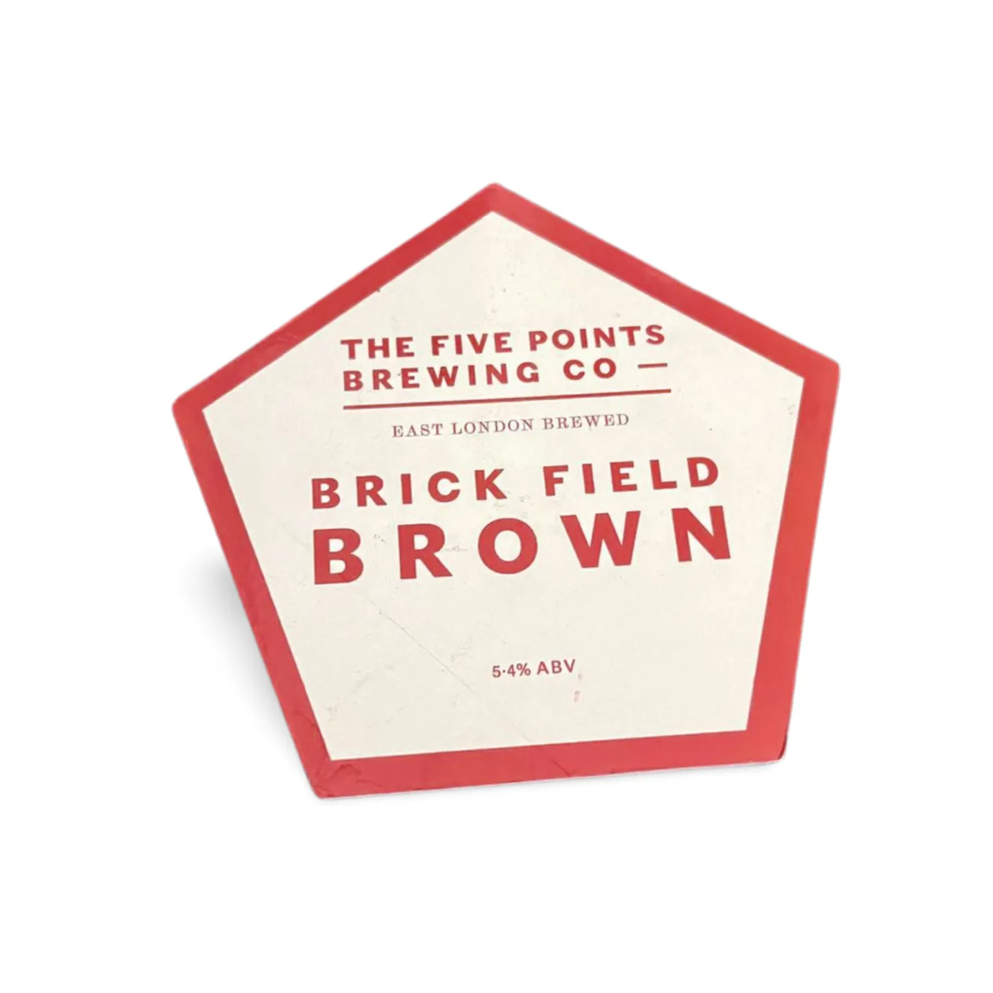 Beer Pump Sign - Brickfield Brown 